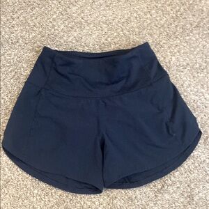 Lululemon Athletica Blue Athletic Shorts 4” Lightweight Elasticized